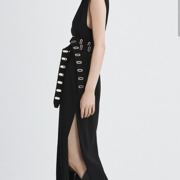 RAG & BONE HARRIET JAPANESE CREPE SLEEVELESS, size 2SS DRESS - Picture 2 of 4